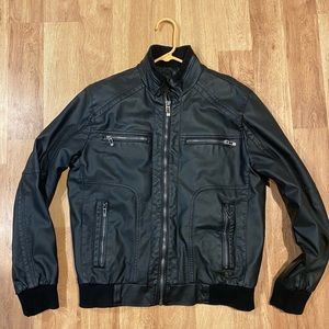 Calvin Klein faux leather jacket Medium